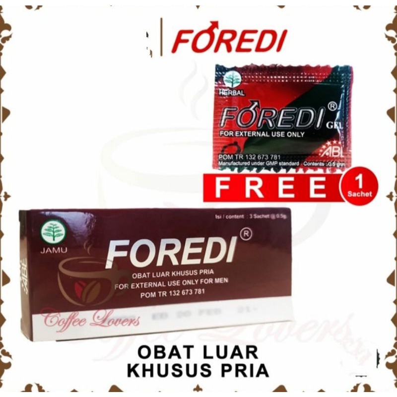 OBAT KUAT OLES PRIA TAHAN LAMA FOREDI GEL ORIGINAL - GARANSI UANG KEMBALI