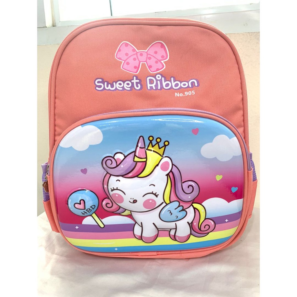 [MTOYS] Tas Sekolah Ransel Motif Lucu dan Keren Karakter Timbul Kualitas Import Premium -M0203