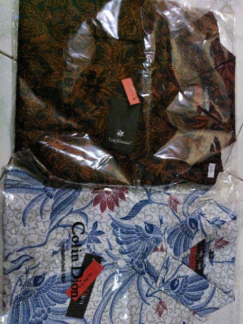 Kemeja Batik Pria Slim Fit Mewah Katun Halus Colindion Cbs672