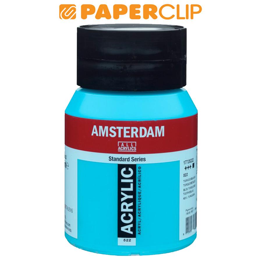 

CAT ACRYLIC AMSTERDAM 17725222AAC 500ML S1 TURQUOISE BLUE