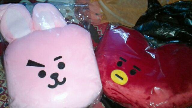 Bantal Boneka  BT21 BTS  Unofficial Tata Shooky Cooky Chimmy 