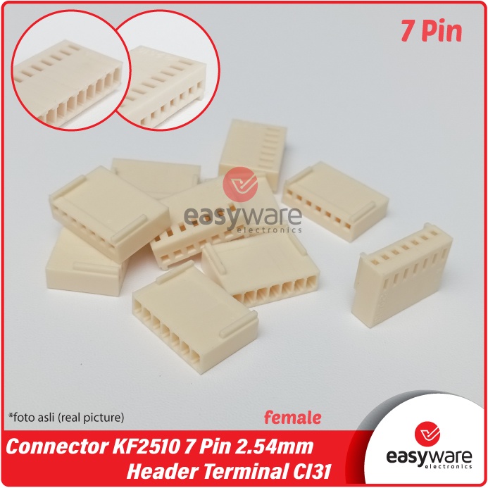 Molex KF2510 7P 7 Pin 7Pin 2.54mm Header Terminal CI31 Connector 2.54mm