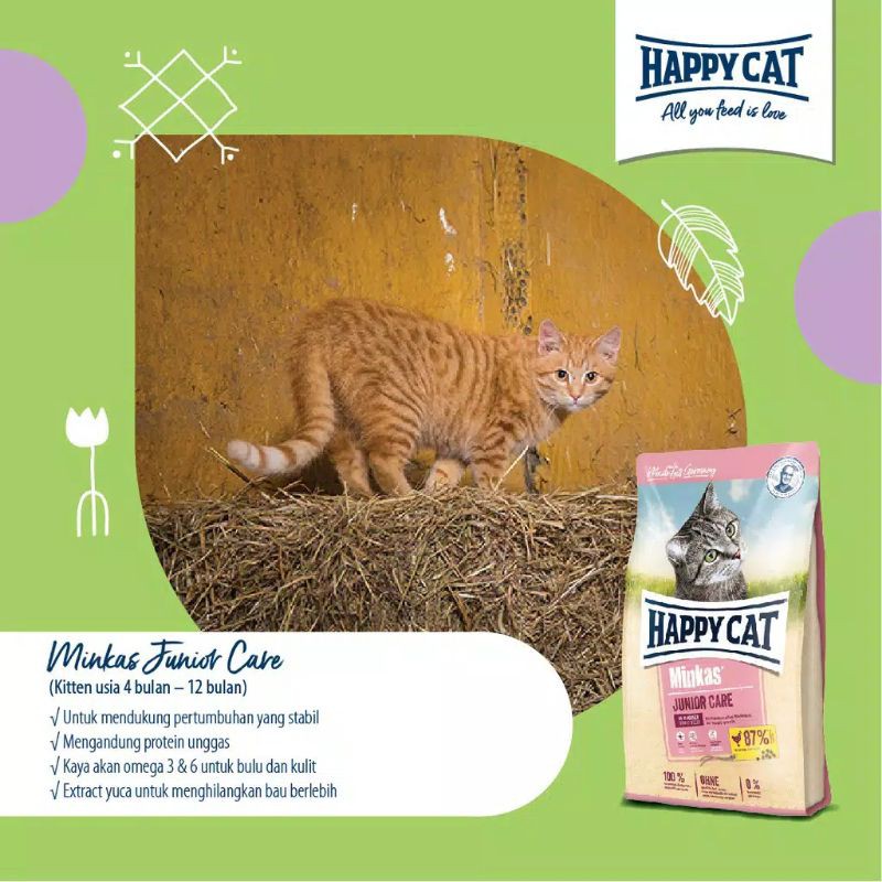 happy cat minkas junior care 10kg FRESHPACK