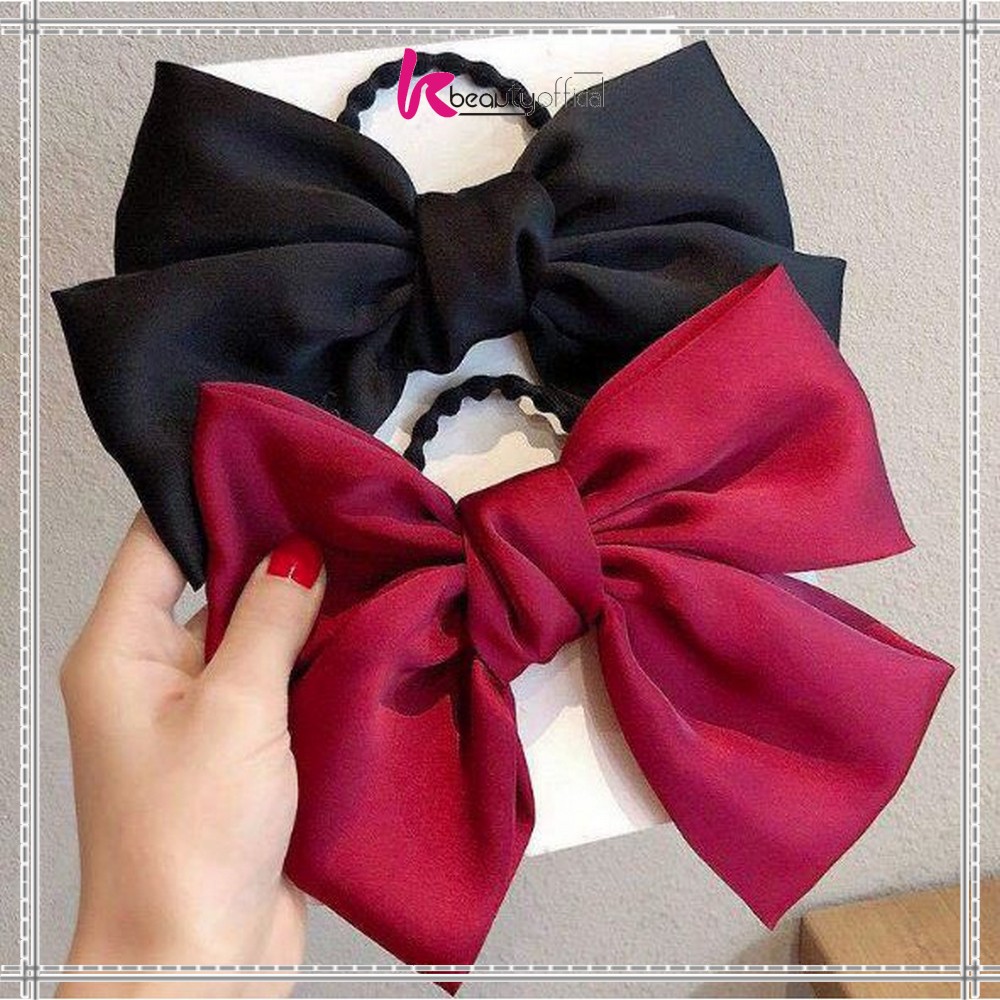 KB-C160 Ikat Rambut Pita Besar Kuncir Rambut Hairband Aksesoris Wanita Kunciran Rambut Korea Style-5