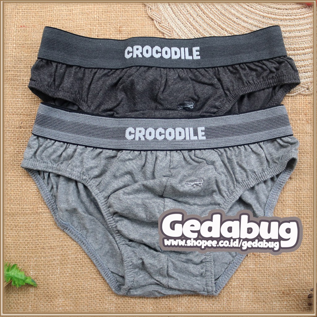 2 Pcs - CD Crocodile 521-262 Coklat Celana dalam pria Cassual &amp; Elegan | Gedabug