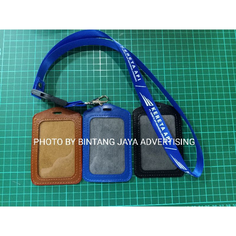

TALI LANYARD ID CARD KERETA API INDONESIA (KAI) PLUS WADAH / TEMPAT KARTUNYA