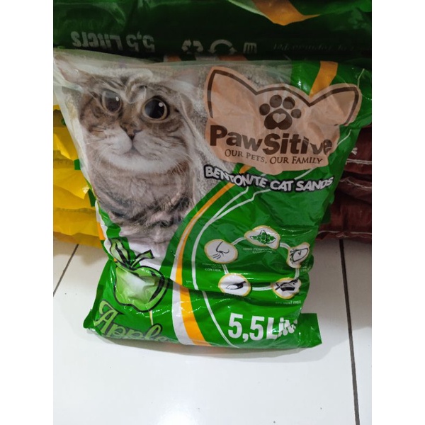 Grab / Gojek pasir pawsitive aroma apple 5litter kualitas bagus