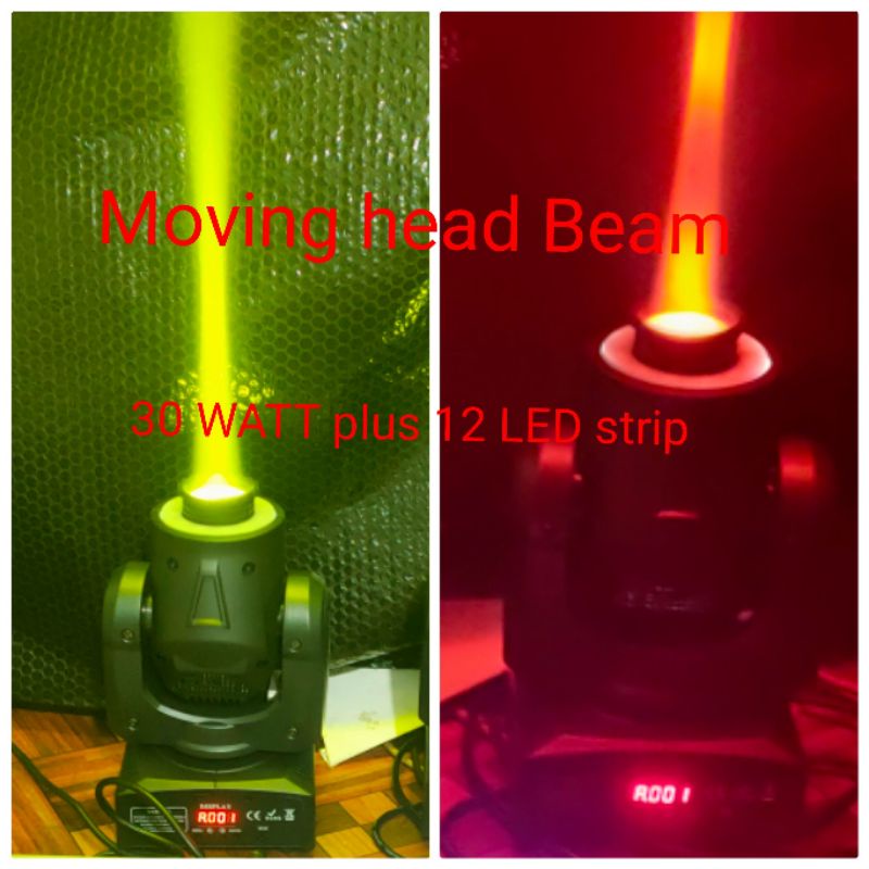 Mini Beam Moving head Gobo plus LED strip
