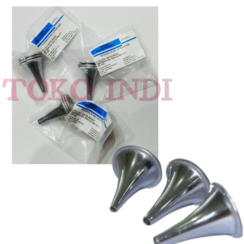 Speculum Telinga Per Set ukuran S,M,L/Spekulum Telinga