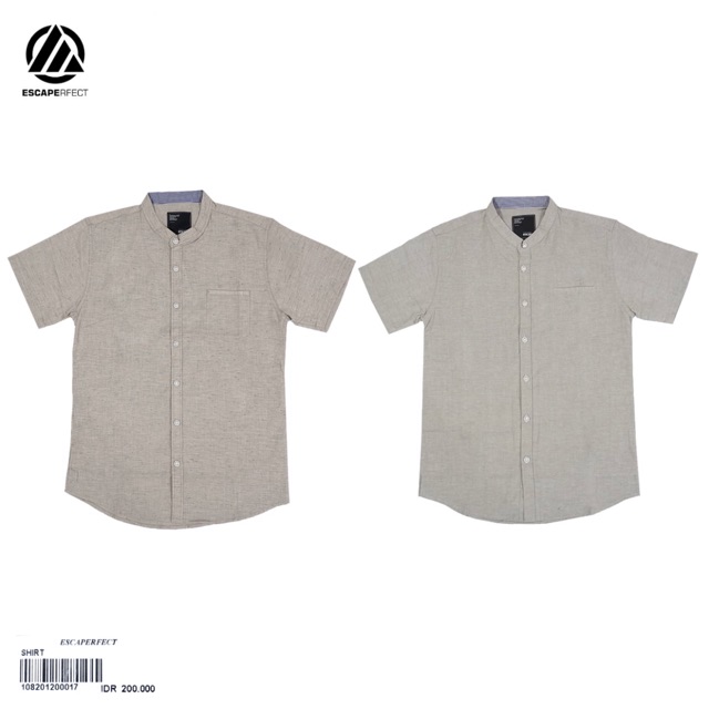 KEMEJA PENDEK CASUAL || ORIGINAL BRAND || ESCAPERFECT