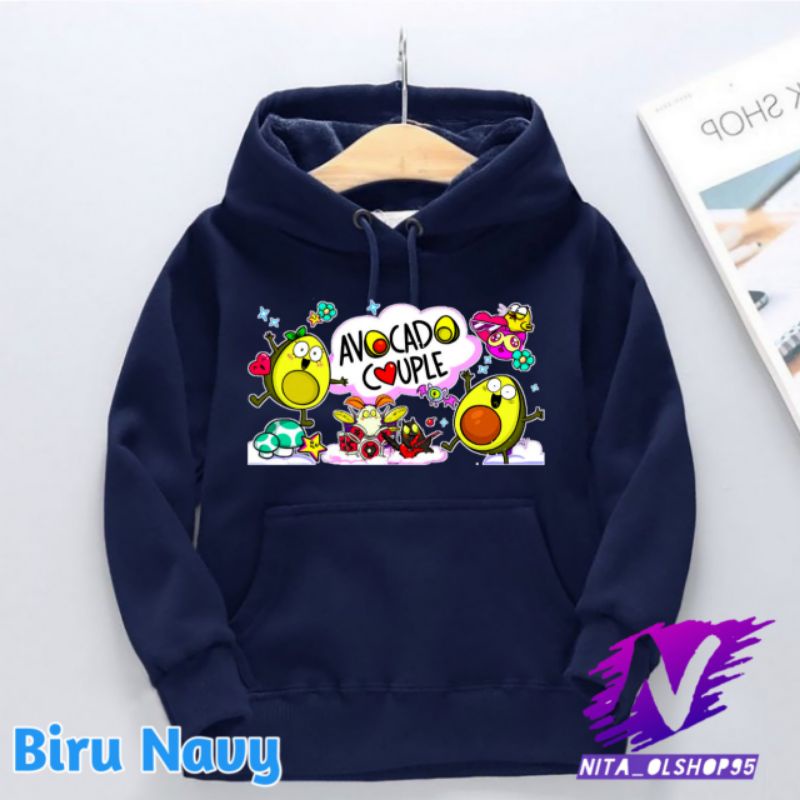 Hoodie anak avocado Hoodie kartun avocado couple