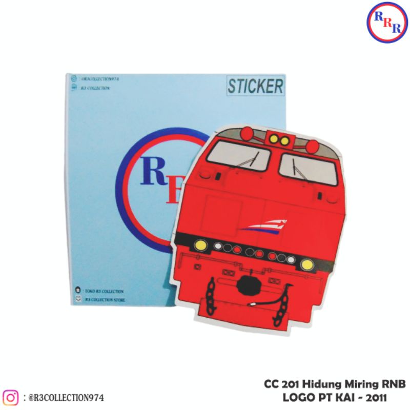 

Stiker Kereta - CC 201 HIDUNG MIRING RNB LOGO PT KAI 2011