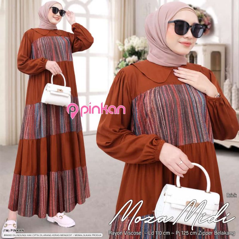 ( NEW) GAMIS MIDI MOZA // MOZA MIDI#2 ORI BY PINKAN