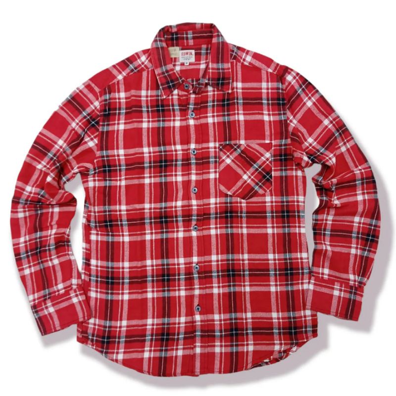 EDWIN KEMEJA PLAID FLANNEL