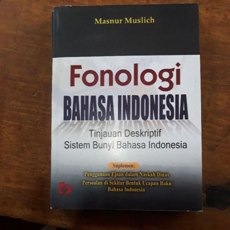 

buku fonologi bahasa Indonesia Masnur muslich