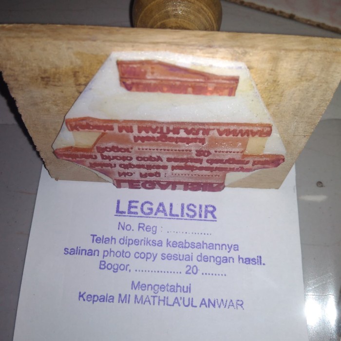 

Berkualitas Stempel Legalisir Diskon