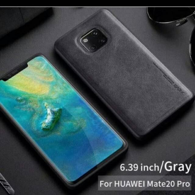 Huawei Mate 20 pro xlevel premium leather case cover original hitam