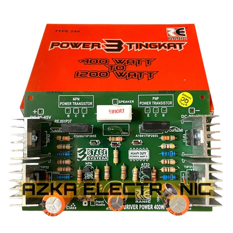 Kit Driver Power Amplifier 3 Tingkat