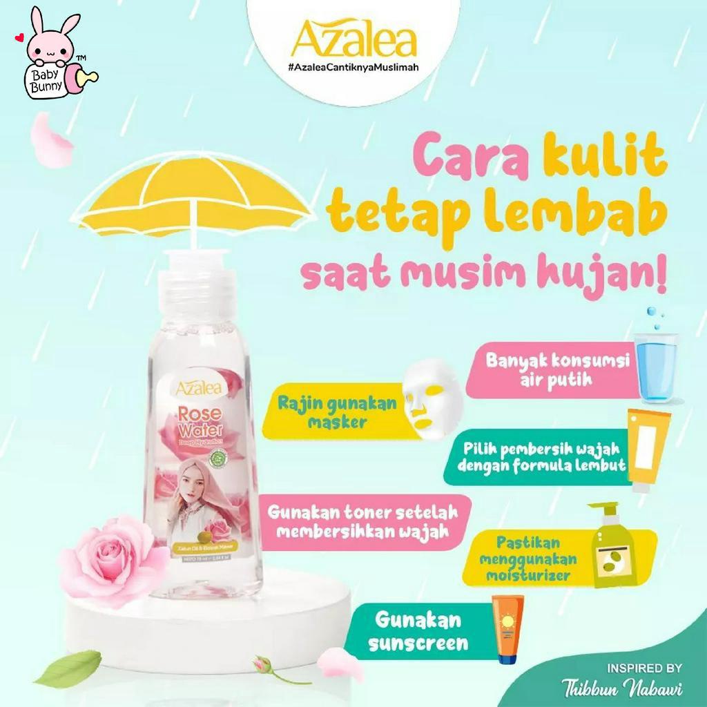 ❤ BELIA ❤ AZALEA Rose Water Deep Hydration 75ml | Zaitun Oil &amp; Ekstrak Mawar | BPOM