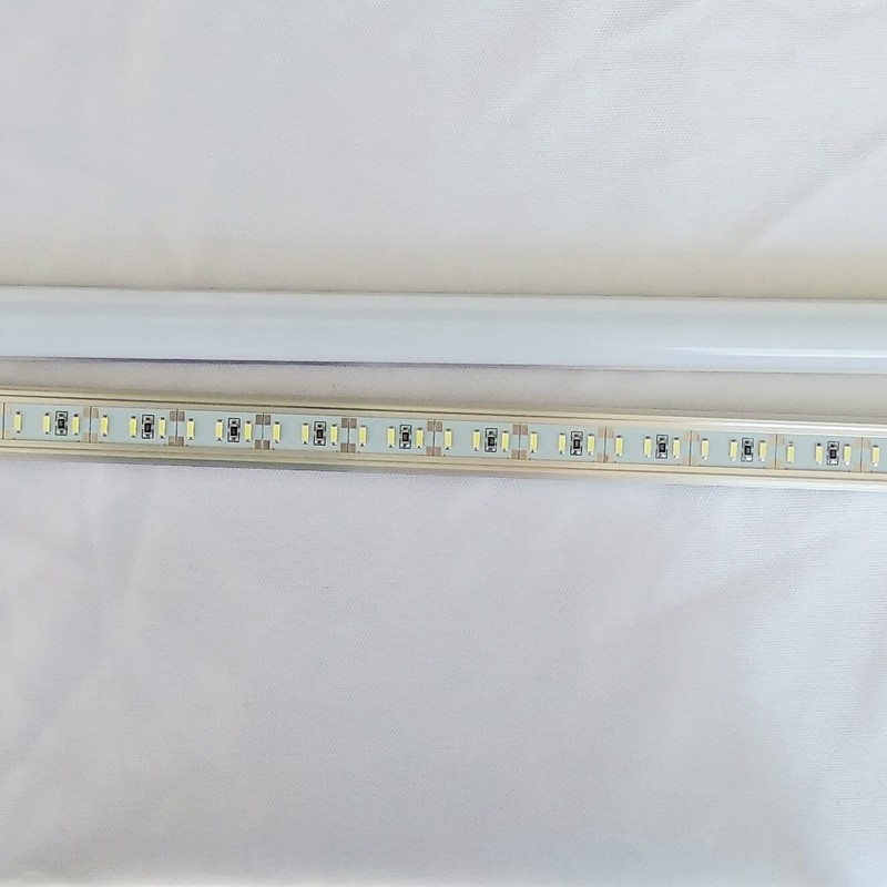 LAMPU LED DC 12V 144 SMD4014 RIGID BAR ALUMINIUM COVER CAP 100CM LAMPU AKI LAMPU DARURAT