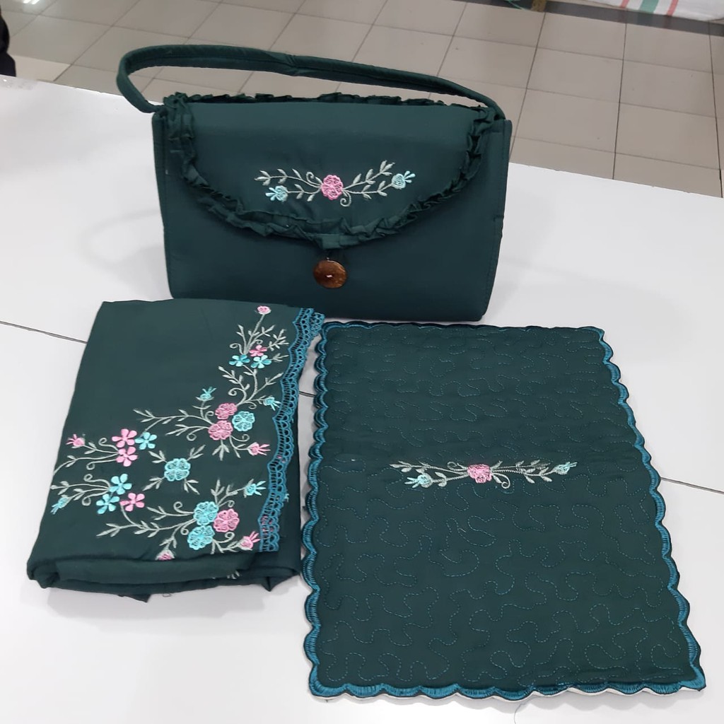 MUKENA TAS CANTIK ALESYAH RAUDOH /BAHAN KATUN BERKUALITAS DAN BISA BAYAR DITEMPAT/COD