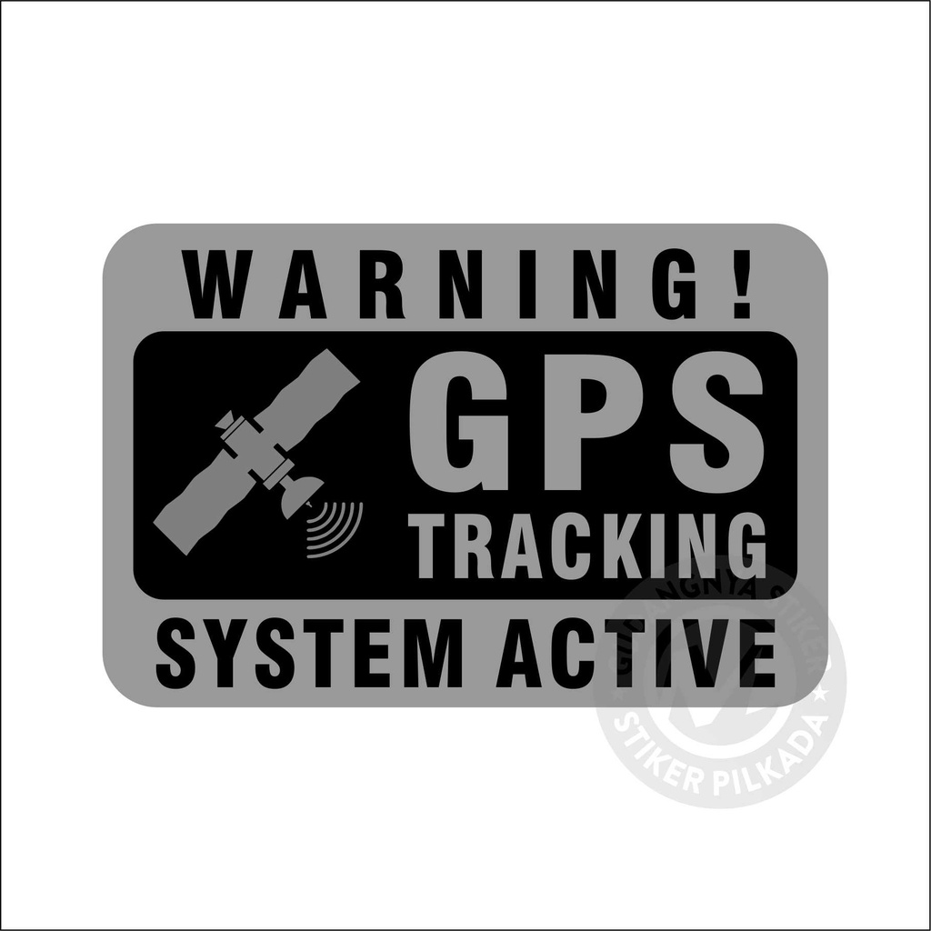 

STIKER VINYL GPS TRACKING SYSTEM ACTIVE