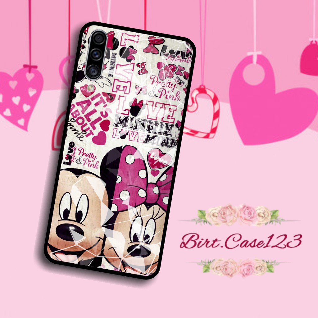 softcase diamond gambar MINNIE MOUSE Vivo Y91 Y17 Y12 Y15 Y93 Y95 Y81 Y83 Y71 Y53 V5 V7 Y30 Y5 BC617