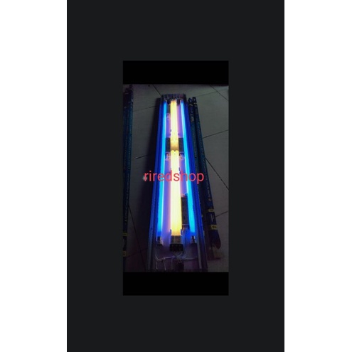 lampu tanning arowana aquazonic kombinasi pll panjang 100cm bok alumunium slim