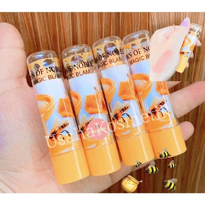 PROMO PERBOX ISI 12PCS LIP BALM IMAN OF NOBLE COLOR CHANGING HARUM FRUIT NO.L-13 | LB-13