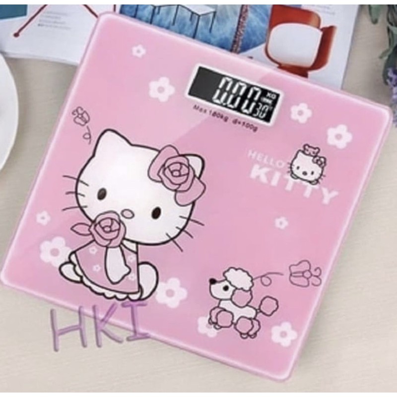 Timbangan Digital Karakter Hellokitty - Pengukur Berat Badan - Timbangan Hello kitty —