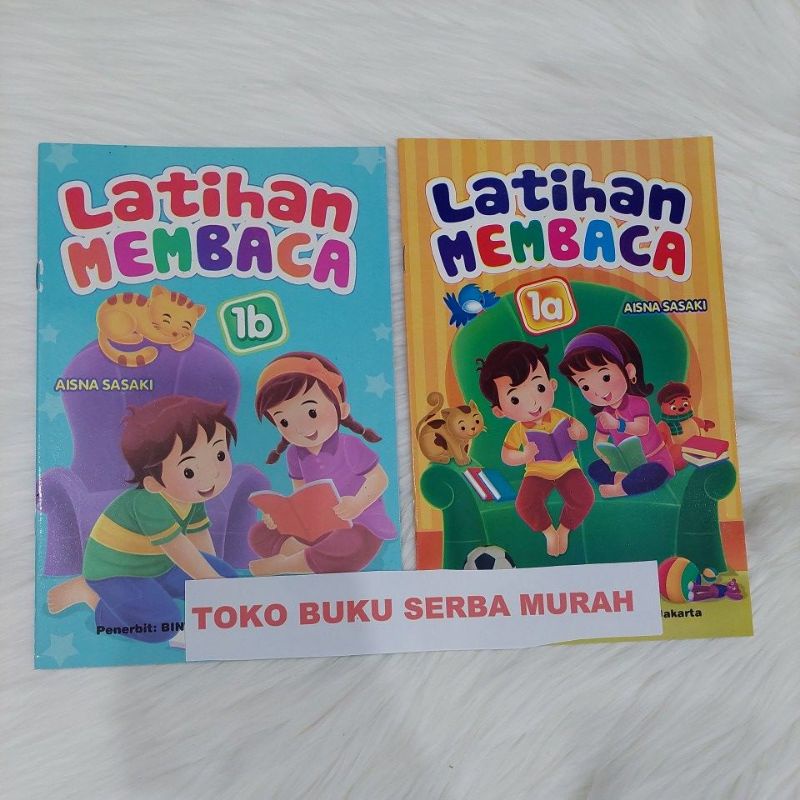 Buku Latihan Membaca Untuk Anak TK / PAUD & SD Kelas 1