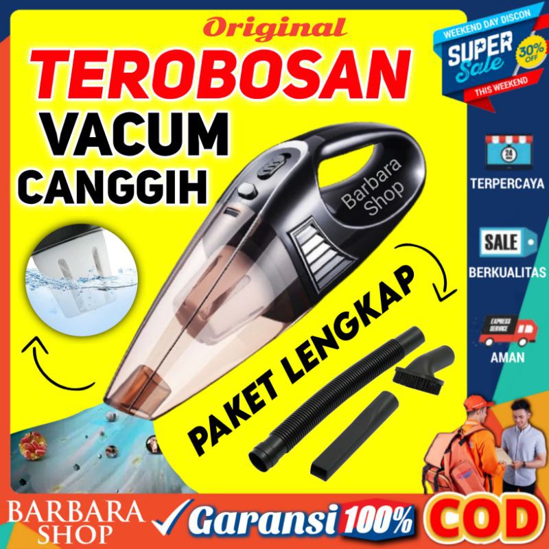 Vacuum Cleaner Mobil Portable Vakum Clener Rumah Penyedot Debu Original Daya Hisap Kuat 12V 120W