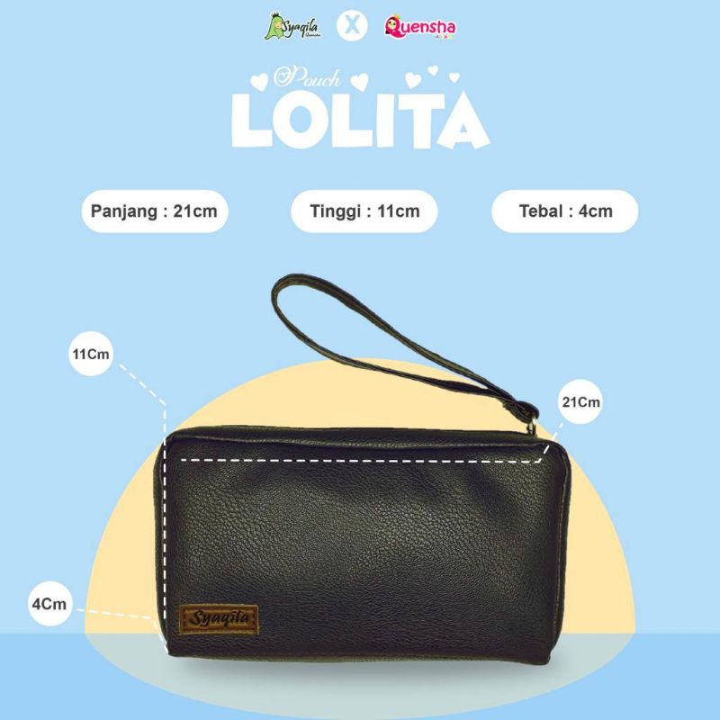 Kyra pouch | Lolita Pouch | bisa tali panjang atau pendek | 1 kg muat 3pcs