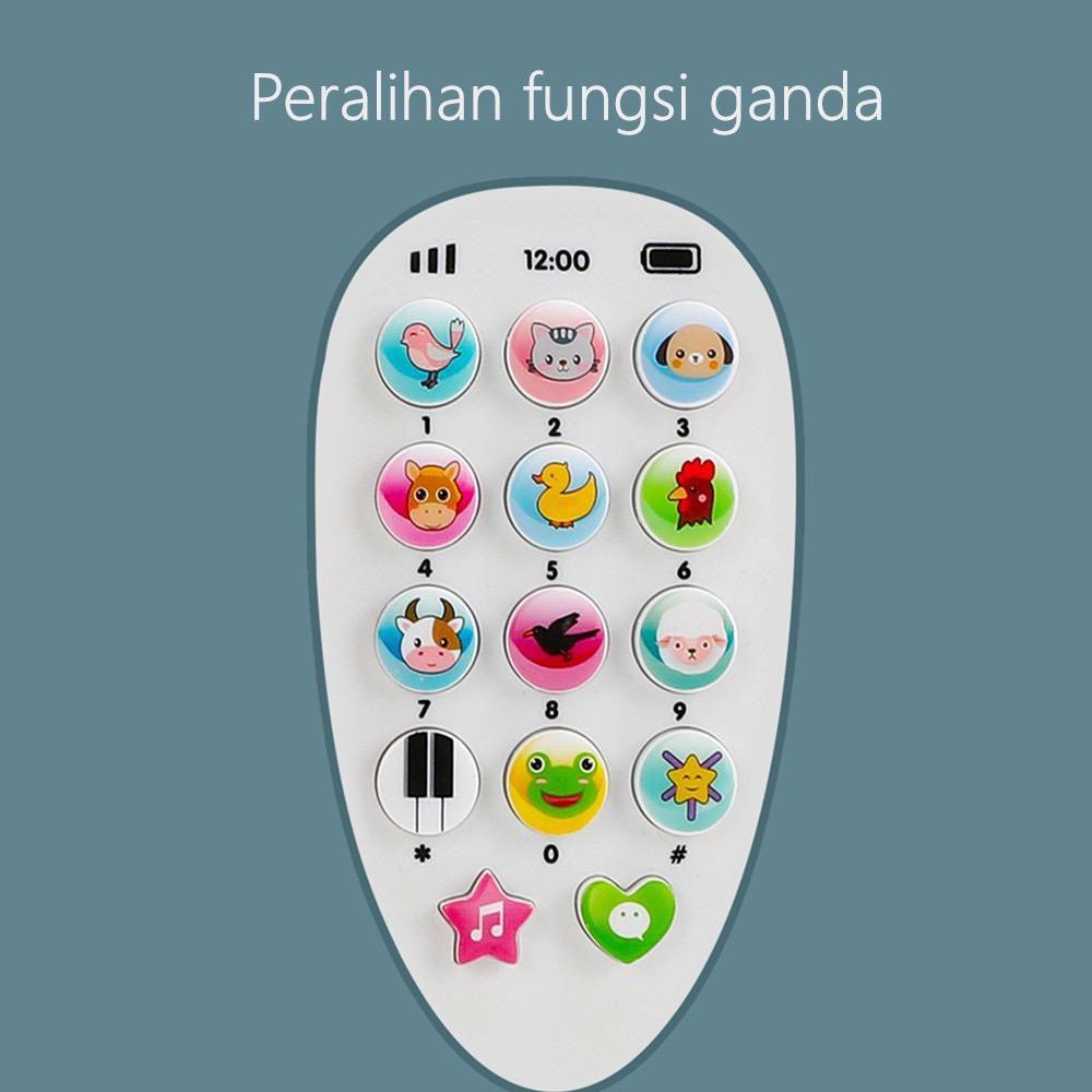 Mainan Edukasi Baby Music Phone Bilingual Early Learning Mandarin Song Kado Telephone M103