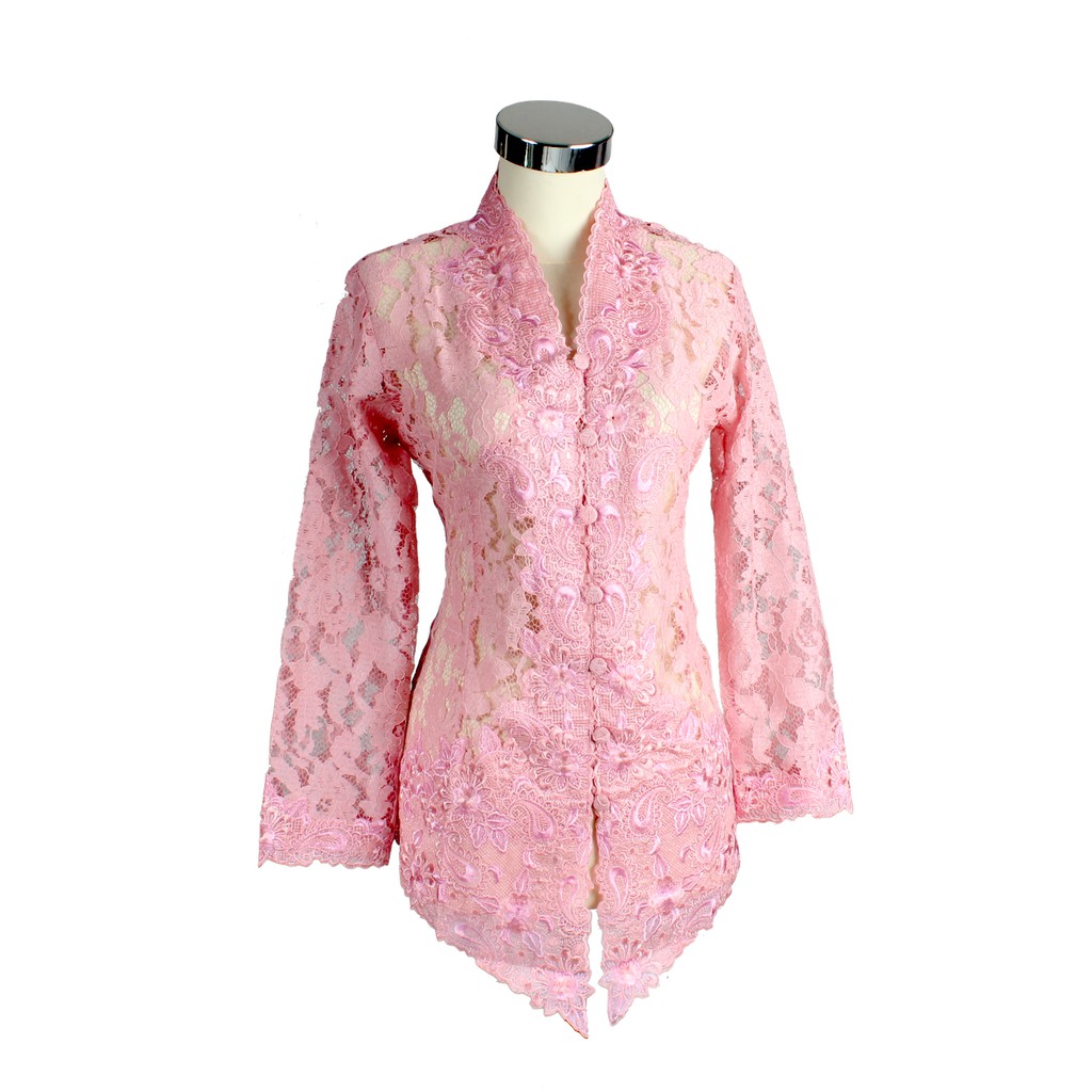 Kebaya Brokat Dusty Pink Senada 827