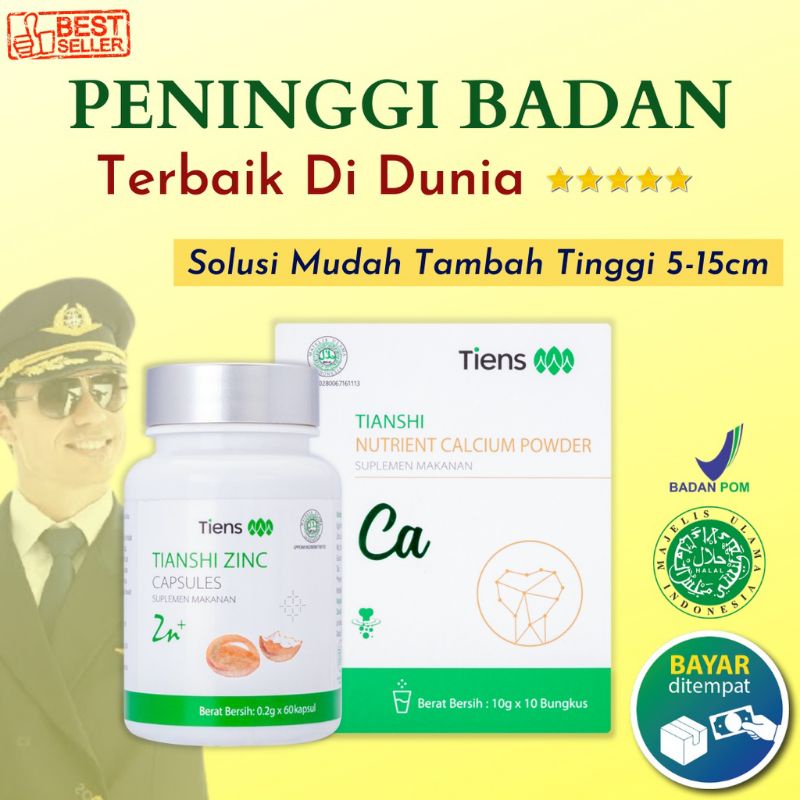 [ TERLARIS ] KALSIUM TIENS | PENINGGI BADAN / PENINGGI BADAN TIENS