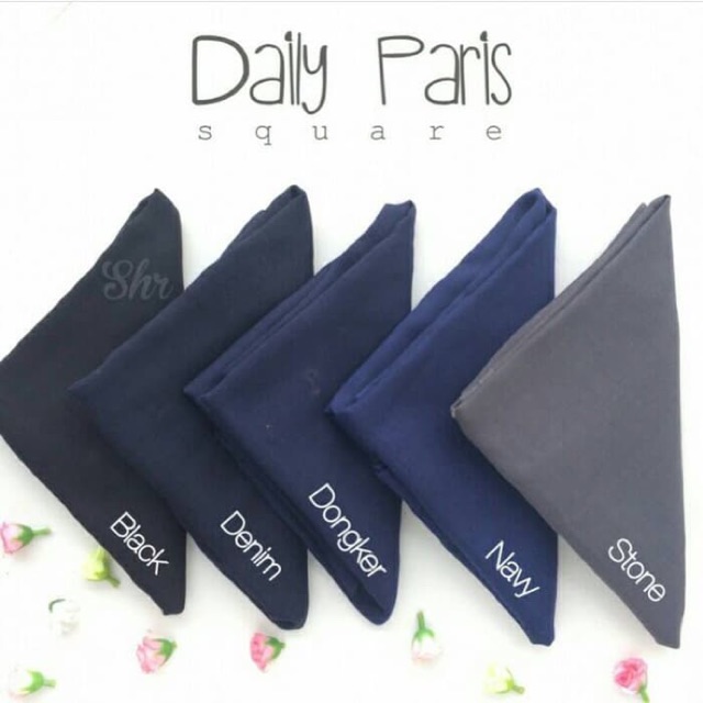 Kerudung Segiempat - Kerudung Paris - Segiempat Paris
