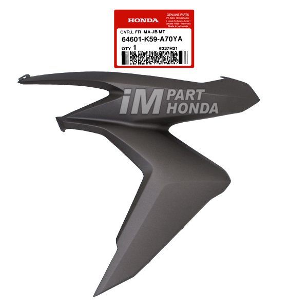 Cover Sayap Kiri Vario 125 150 LED 2018 - 2021 Coklat Dof 64601-K59-A70YA