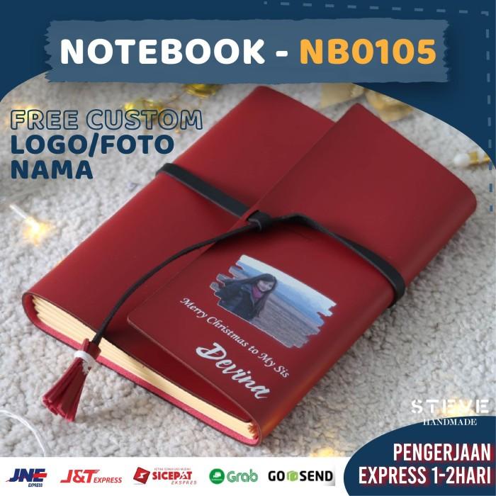 

Notebook Kulit Buku Tulis Catatan Free Custom nama & Logo NB0105 Steve