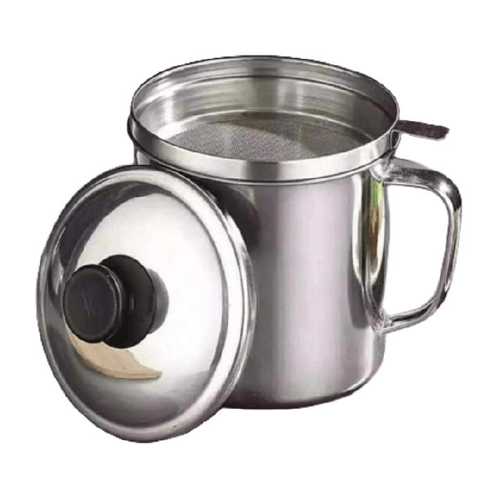 Jual Acq Oil Pot Wadah Saringan Minyak Stainless Steel 13l Shopee Indonesia 8864