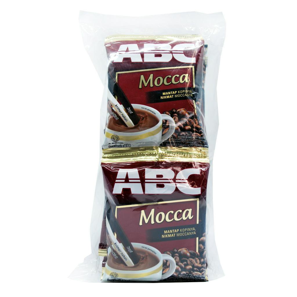 

KOPI INSTANT ABC MOCCA COFFEE ISI 10 SACHET@ 27 GR