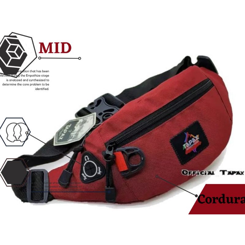 Tas Waistbag MID Selempang Pria Zetshop