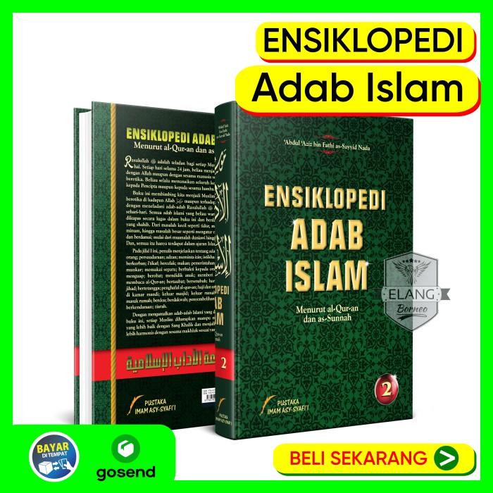 Jual Buku Islam Ensiklopedi Adab Set Lengkap Jilid 1 Dan 2 Pustaka ...