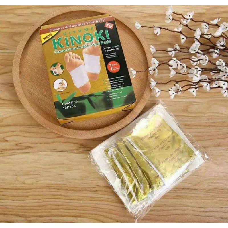 KINOKI GOLD 1box 10pcs Jamu Koyo koyok kaki detok penyakit penghilang racun dalam tubuh penghalus kulit