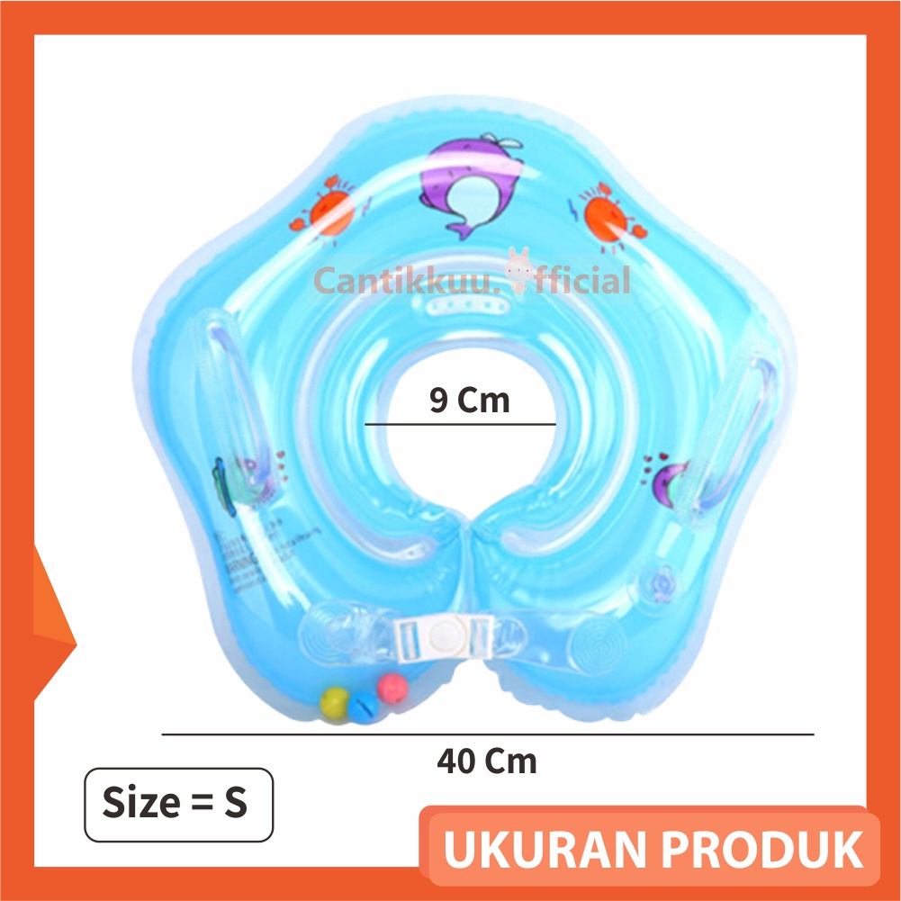 Pelampung Bayi Ban Renang Bayi Pelampung Renang Anak Ban Rompi Jaket Leher Renang Berenang Bayi Anak Duduk Perempuan Laki Laki Neck Ring Baby