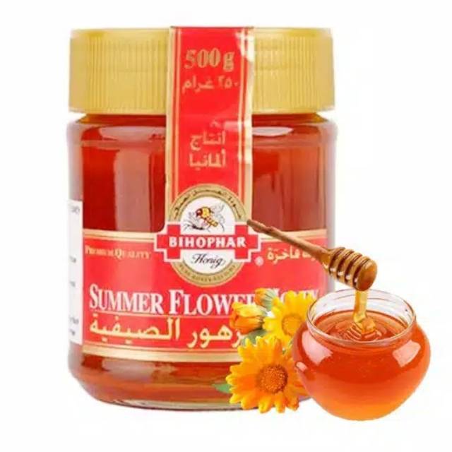 

Madu Bihophar Honey Summer Flower Honey @500gr Madu Alami Bunga Summer Jerman