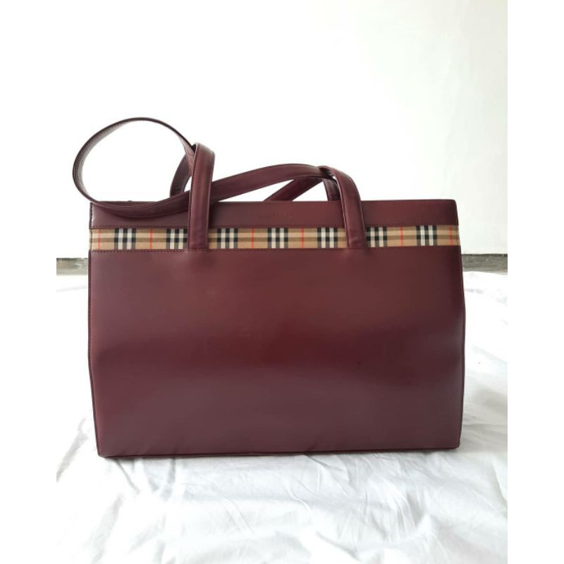 Vintage Burberry tote bag second