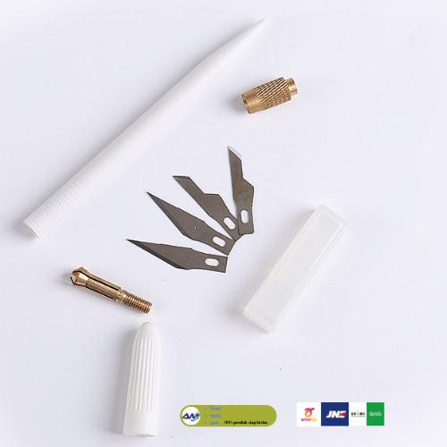 

Pisau KERTAS Plastik Film, Stiker ,rubber,stamp, Engraving pen knive Best Seller