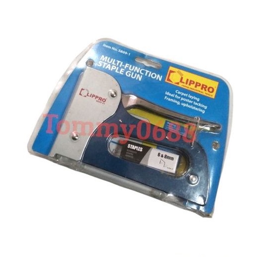 

STAPLE GUN TACKER LIPRO STAPLES JOK TEMBAK HEKTER MULTI FUNGSI