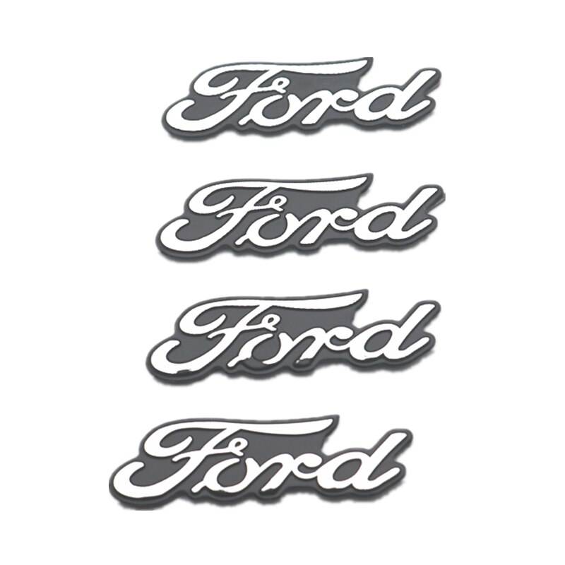 4pcs Stiker badge 3d Bahan aluminum Untuk speaker Ford Fiesta Ranger Ecosport Focus Everest